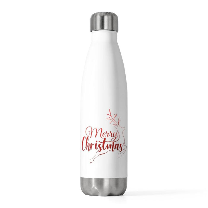 Eco-Friendly Merry Christmas Deer Stainless Steel Travel Bottle