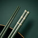 Eco-Chic Japanese and Chinese Chopsticks Duo for Elegant Dining