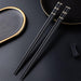 Eco-Friendly Metal Alloy Japanese Chinese Chopsticks - 2 Pieces