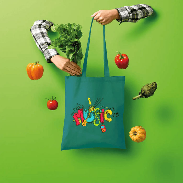 Eco-Friendly Music Life Cotton Tote Bag