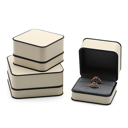 Ring Box Stud Earrings Box Couple Rings Box Diamond Ring Box High-end