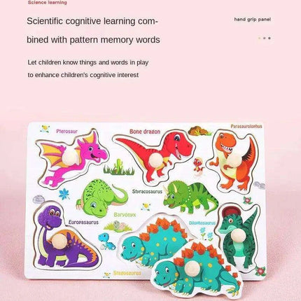 Interactive Montessori Wooden Puzzle Set - Fun Learning Toy for Early Childhood Development