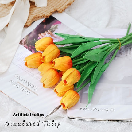 Peekaboo Studio Tulip Artificial Flower Arrangement - Realistic & Vibr