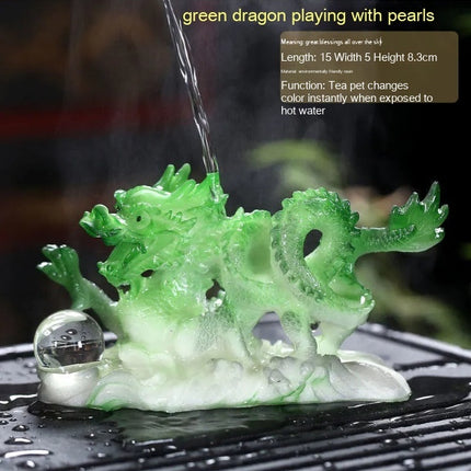 Peekaboo Studio Color Changing Tea Pet Ornaments - Unique Gift & Home