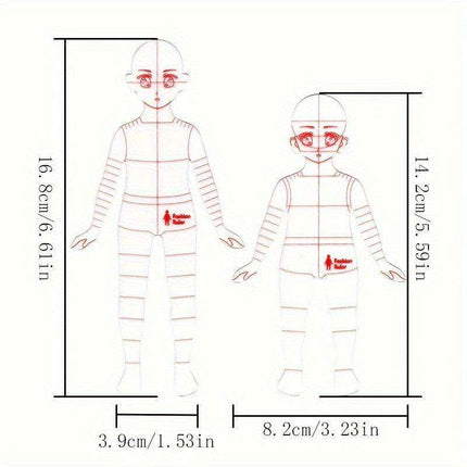 Clear Fashion Design Ruler - A Must-Have Tool for Precision Sewing Illustrations