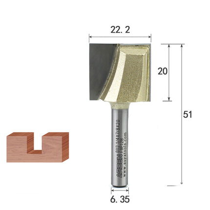 Gong Knife End Knife YD0112 For Woodworking Slotting And Flat Cutting