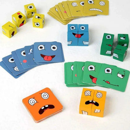 Emoticon Adventure Eco-Friendly Puzzle Set: Fun Learning Tool for Kids