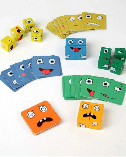 Emoticon Adventure Eco-Friendly Puzzle Set: Fun Learning Tool for Kids