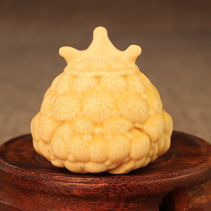 Solid Bamboo Bamboo Carving Crown Princess Toad Hand Pieces