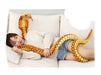 Realistic Python Pit Viper Plush Toy - Educational Cobra Stuffed Animal for Home Decor and Play