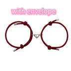 Wine red with envelope
