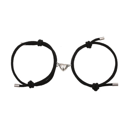 Peekaboo Studio Simple Nylon Love Magnetic Bracelet - Adjustable & Dur