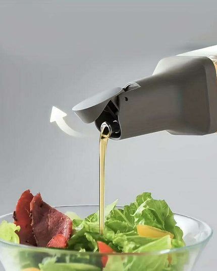 Innovative Gravity-Controlled Glass Oil Dispenser Set with Leak-Proof Design and Automatic Open-Close Feature