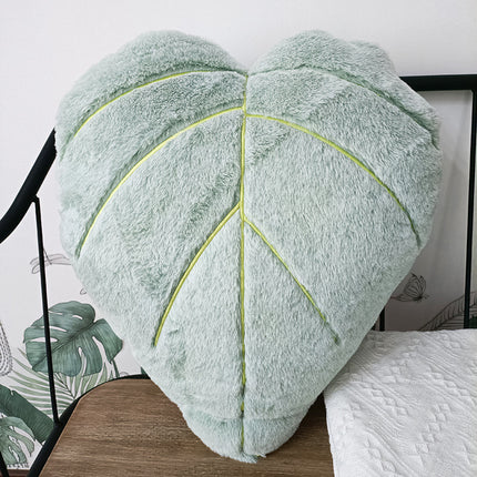 Peekaboo Studio Tropical Plant Leaves Pillow - Soft Fabric & Vibrant D