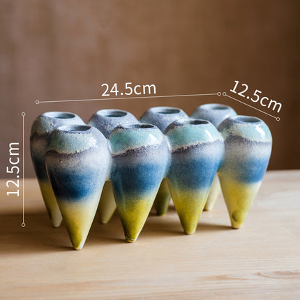 Suspended Ceramic Vase For Hydroponic Decoration Countertop Vase