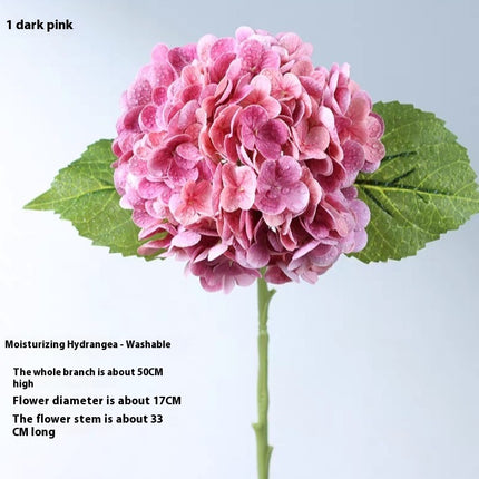 Peekaboo Studio Hydrangea Artificial Flower Bouquet - Realistic & Mois