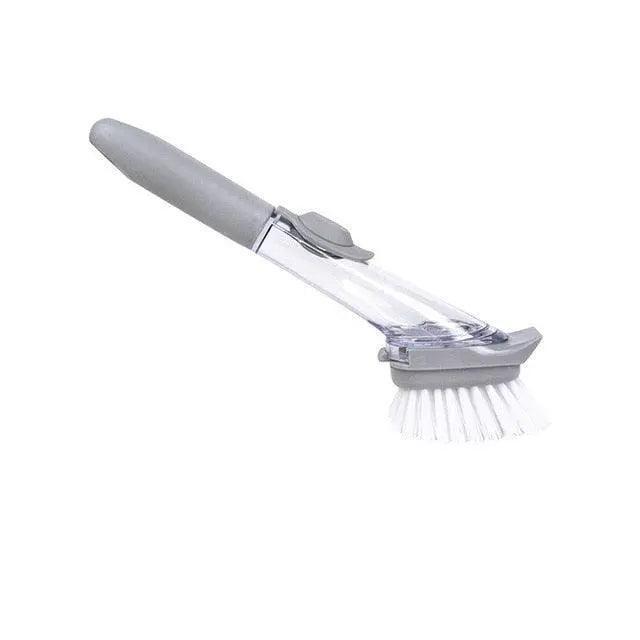 Eco-Friendly Automatic Dish Brush with Extended Handle for Effortless Cleaning