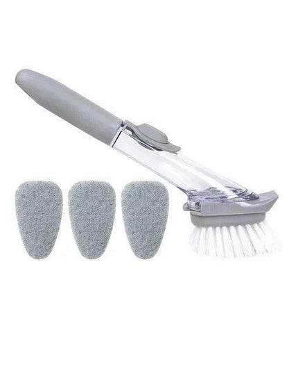 Eco-Friendly Automatic Dish Brush with Extended Handle for Effortless Cleaning