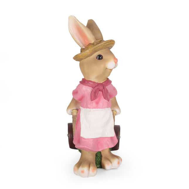 Room & Decor Mgo Rabbit Planter - Pink, Durable Magnesium Oxide