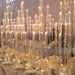 Exquisite Acrylic Candelabra Centerpieces for Wedding and Event Elegance