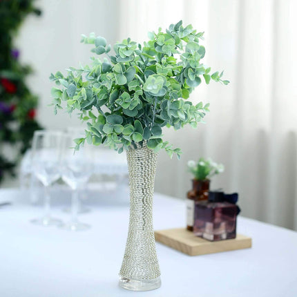 AliKopy 14" Artificial Eucalyptus Branches - Lifelike Greenery Bouquet