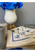 Elegant Blue Cocktail Napkin Set - Set of 4 Durable Linen Napkins