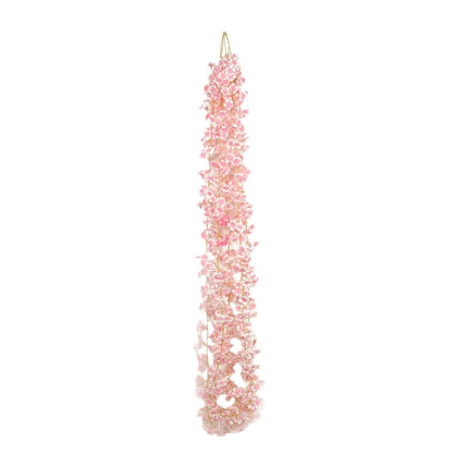 AliKopy 5 Pack Blush Cherry Blossom Garland - 6ft Silk Hanging Vines