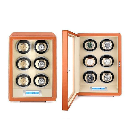 Elegant Watch Winder Storage Box by Botanica for Automatic Timepieces