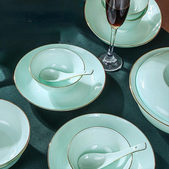 Chic Ceramic Dining Set: Luxe Tableware for Stylish Entertaining