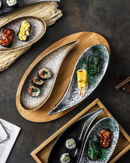 Sushi Serenity: Exquisite Ceramic Plate for Gourmet Dining