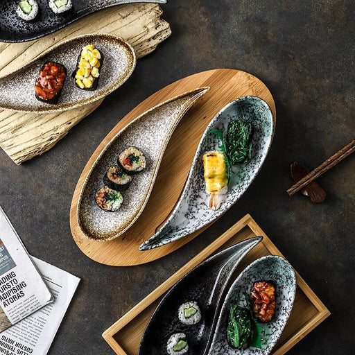 Elevate Your Culinary Experience with this Stylish Japanese Ceramic Plate