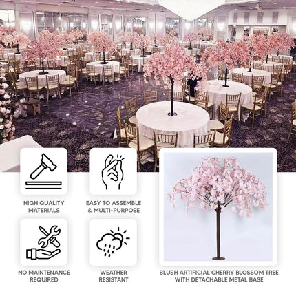 AliKopy 5ft Artificial Cherry Blossom Tree – Sturdy Base & Realistic T
