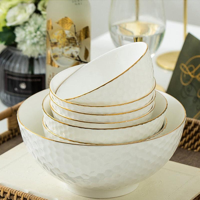 Exquisite Korean-Inspired Ceramic Dining Set