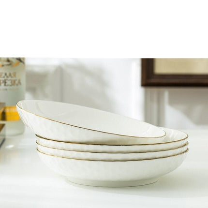 Luxurious Korean-Style Ceramic Dining Set for Memorable Celebrations