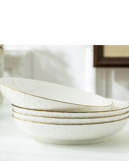 Luxurious Korean-Style Ceramic Dining Set for Memorable Celebrations