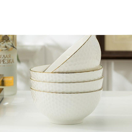 Luxurious Korean-Style Ceramic Dining Set for Memorable Celebrations