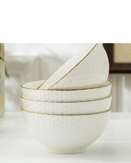 Luxurious Korean-Style Ceramic Dining Set for Memorable Celebrations