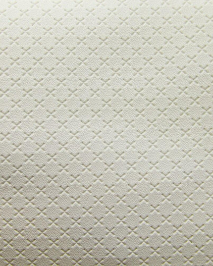 Elegant Artisan Cross-Pattern Faux Leather Sheet for Creative Projects