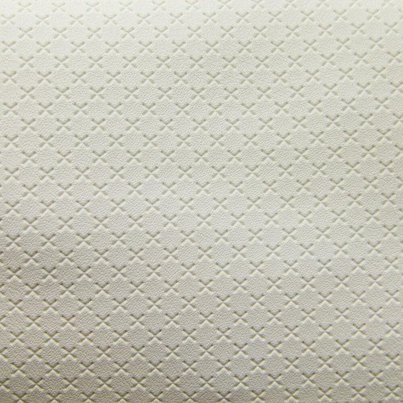 Elegant Artisan Cross-Pattern Faux Leather Sheet for Creative Projects
