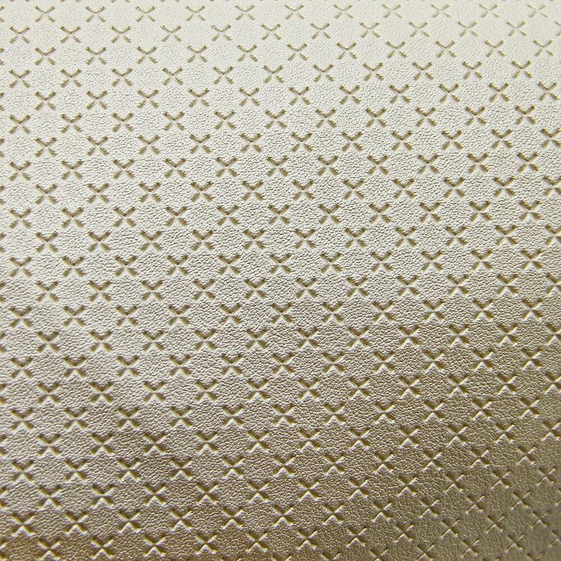 Elegant Artisan Cross-Pattern Faux Leather Sheet for Creative Projects