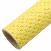 Elegant Artisan Cross-Pattern Faux Leather Sheet for Creative Projects