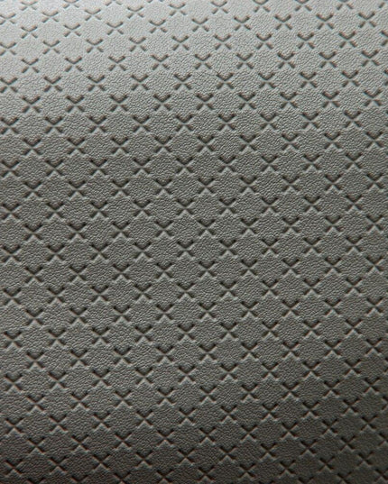 Elegant Artisan Cross-Pattern Faux Leather Sheet for Creative Projects