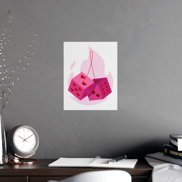 Redefine Your Home Decor with Cube Love Matte Posters by Generic Brand