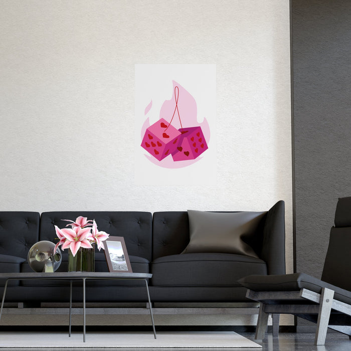 Cube Love Matte Posters: Elevate Your Home Decor Style
