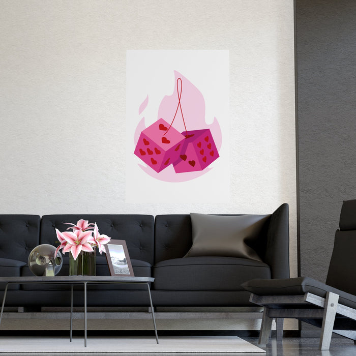 Cube Love Matte Posters: Elevate Your Home Decor Style