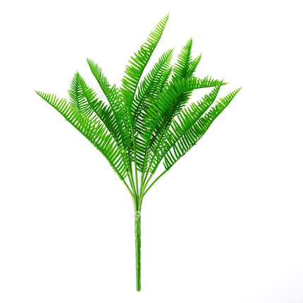 AliKopy 2 Stems Artificial Cycas Fern Leaves, Lush Indoor Faux Plants