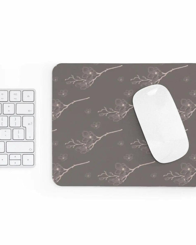 Elegant Floral Neoprene Mouse Pad for a Stylish Office Experience