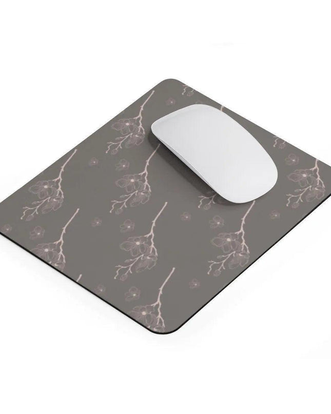 Elegant Floral Neoprene Mouse Pad for a Stylish Office Experience