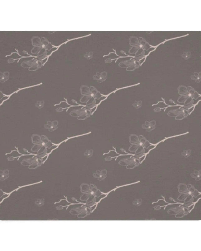 Elegant Floral Neoprene Mouse Pad for a Stylish Office Experience