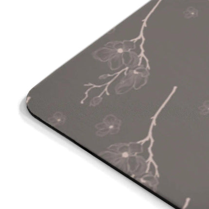 Elegant Floral Neoprene Mouse Pad for a Stylish Office Experience